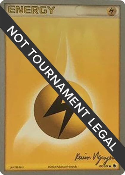 Lightning Energy - 2004 (Kevin Nguyen), World Championship Decks 109/109