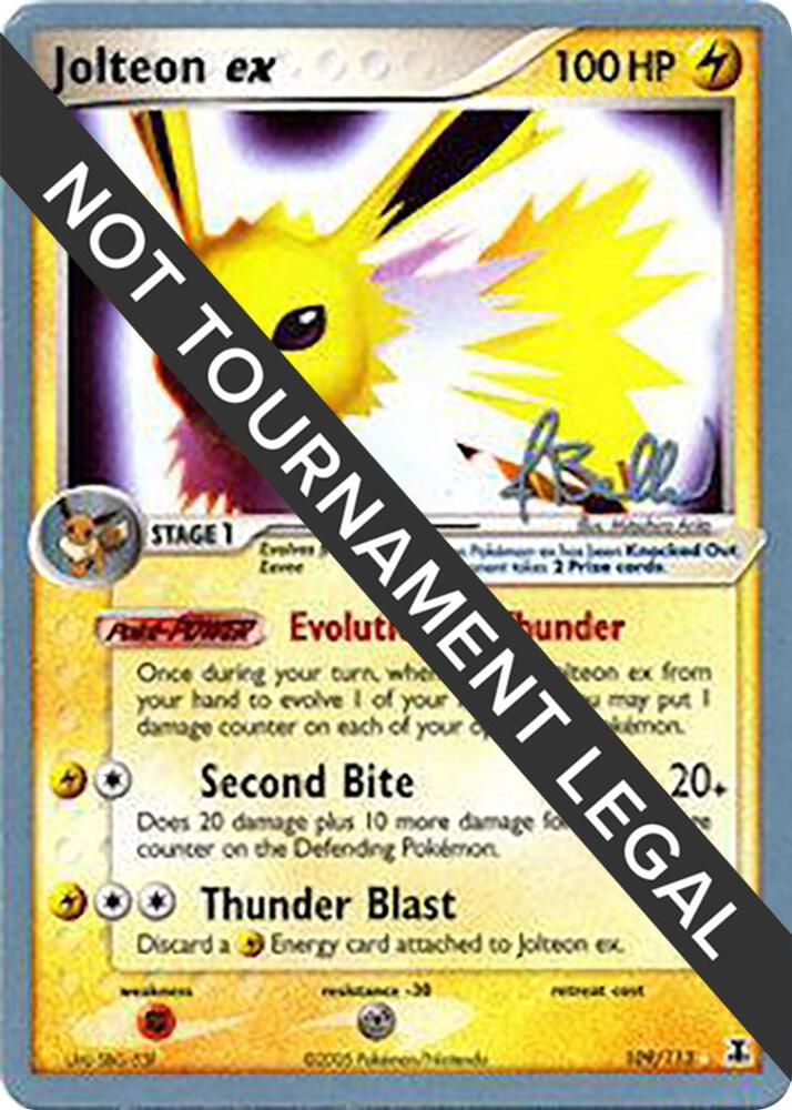 Jolteon ex - 2006 (Jimmy Ballard), World Championship Decks 109/113