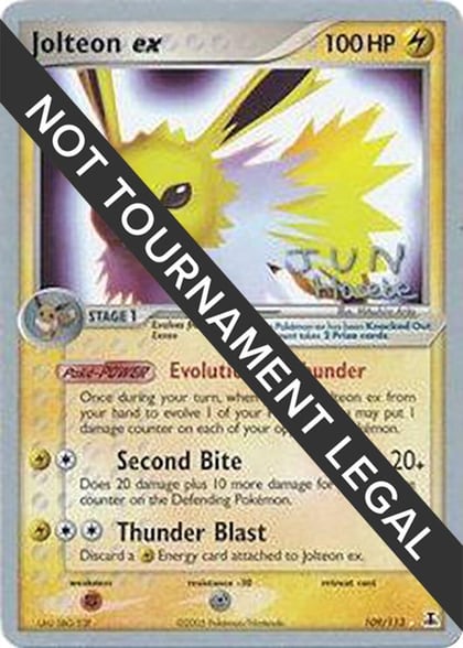 Jolteon ex - 2007 (Jun Hasebe), World Championship Decks 109/113