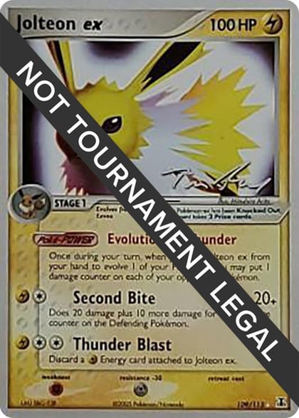 Jolteon ex - 2007 (Tom Roos), World Championship Decks 109/113