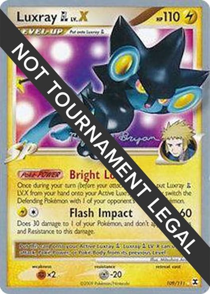 Luxray GL LV.X - 2010 (Mychael Bryan), World Championship Decks 109/111