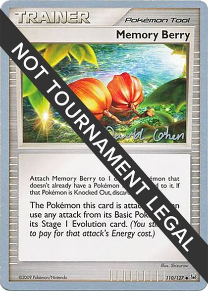 Memory Berry - 2009 (David Cohen), World Championship Decks 110/127