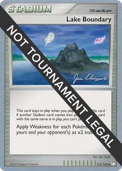 Lake Boundary - 2008 (Jason Klaczynski), World Championship Decks 112/123