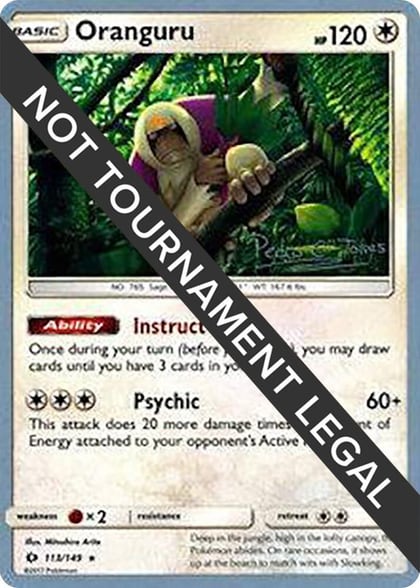 Oranguru - 2018 (Pedro Eugenio Torres), World Championship Decks 113/149