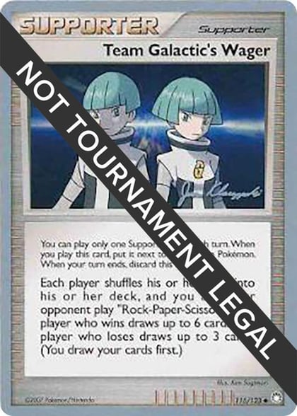 Team Galactic's Wager - 2008 (Jason Klaczynski), World Championship Decks 115/123