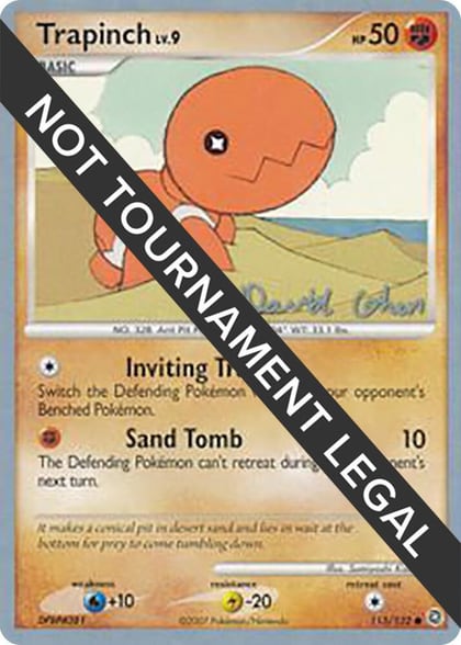 Trapinch - 2009 (David Cohen), World Championship Decks 115/132