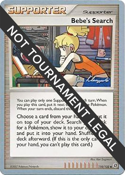 Bebe's Search - 2008 (Jason Klaczynski), World Championship Decks 119/132