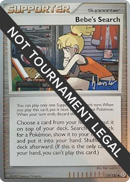 Bebe's Search - 2008 (Dylan Lefavour), World Championship Decks 119/132