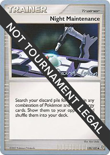 Night Maintenance - 2009 (David Cohen), World Championship Decks 120/132