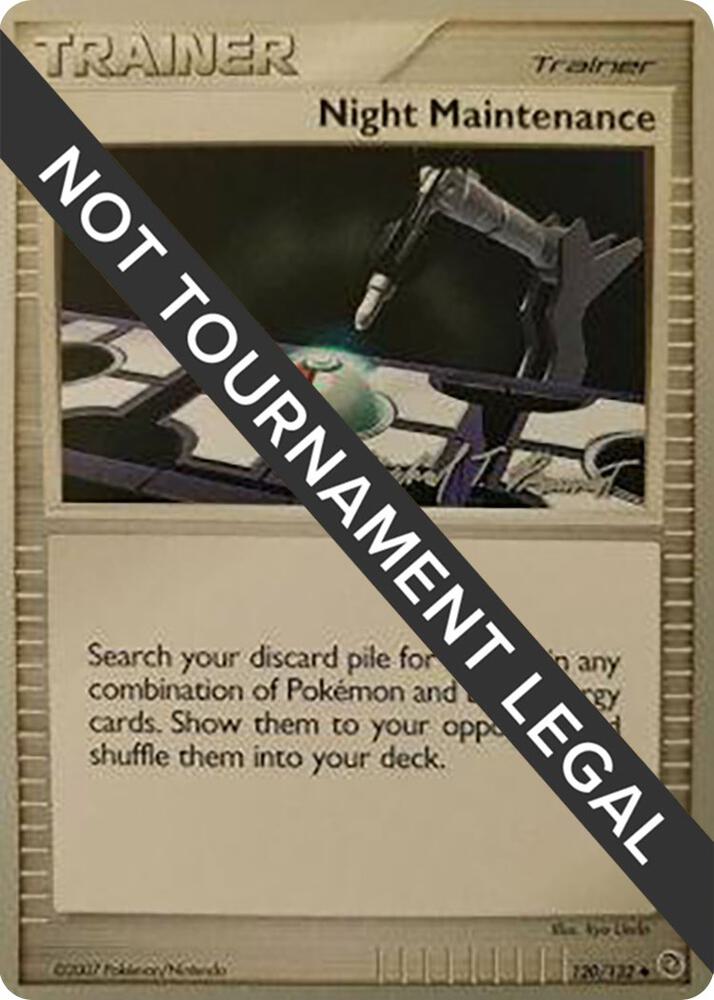 Night Maintenance - 2010 (Michael Pramawat), World Championship Decks 120/132