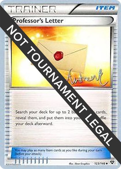 Professor's Letter - 2014 (Andrew Estrada), World Championship Decks 123/146