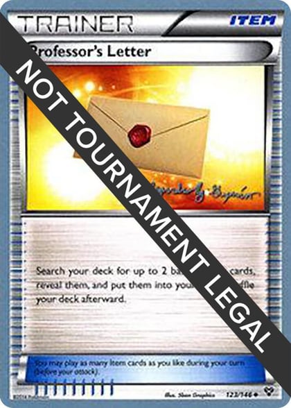 Professor's Letter - 2015 (Alejandro Ng-Guzman), World Championship Decks 123/146