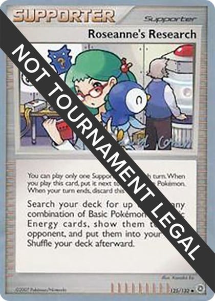 Roseanne's Research - 2009 (David Cohen), World Championship Decks 125/132