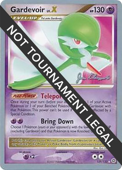Gardevoir LV.X - 2008 (Jason Klaczynski), World Championship Decks 131/132