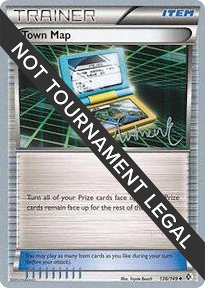 Town Map - 2014 (Andrew Estrada), World Championship Decks 136/149