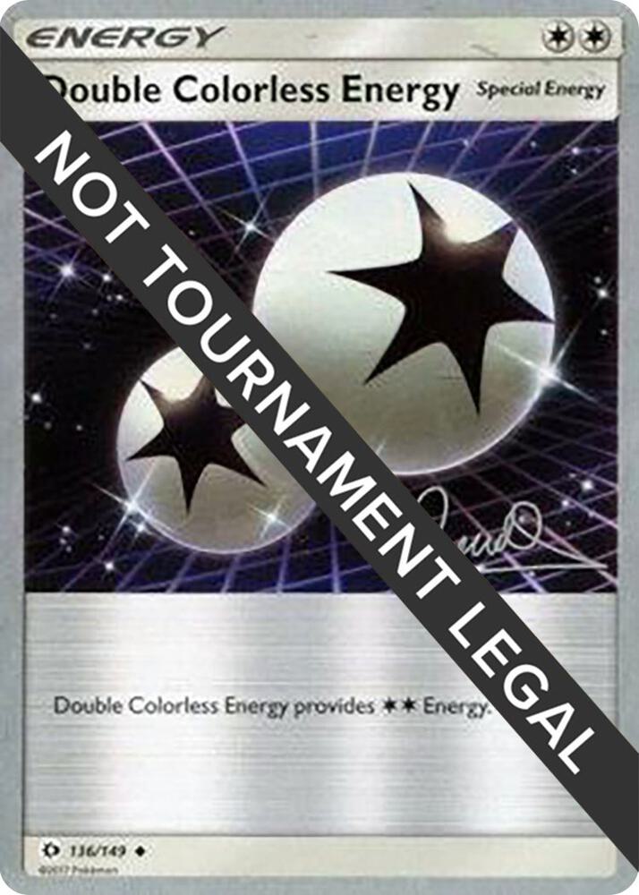 Double Colorless Energy - 2017 (Diego Cassiraga), World Championship Decks 136/149