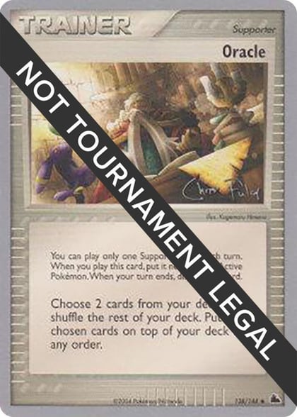 Oracle - 2004 (Chris Fulop), World Championship Decks 138/144