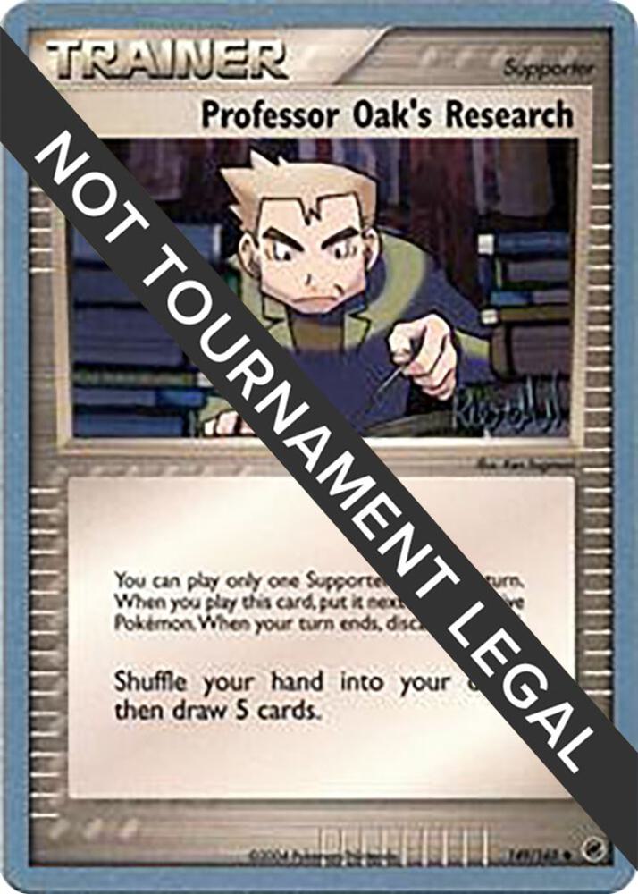 Professor Oak's Research - 2004 (Reed Weichler), World Championship Decks 149/165