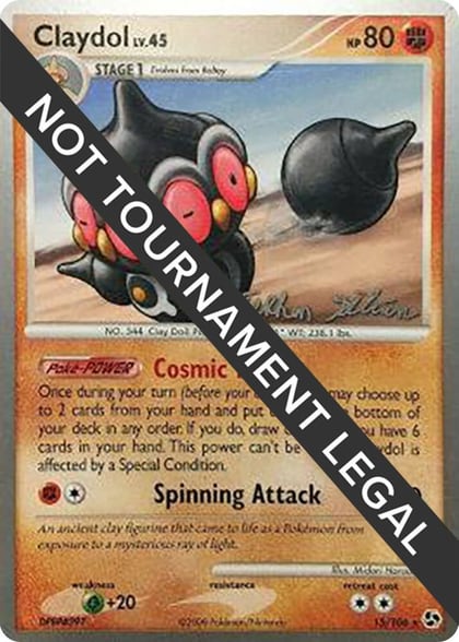 Claydol - 2009 (Stephen Silvestro), World Championship Decks 15/106