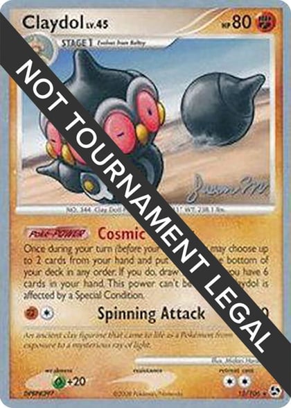 Claydol - 2009 (Jason Martinez), World Championship Decks 15/106