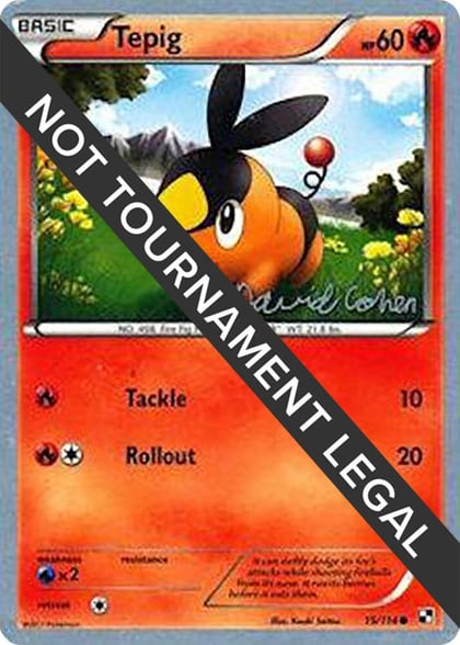 Tepig - 2011 (David Cohen), World Championship Decks 15/114