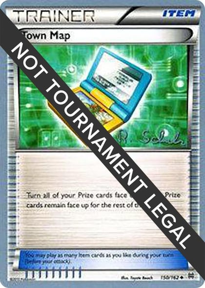 Town Map - 2018 (Robin Schulz), World Championship Decks 150/162