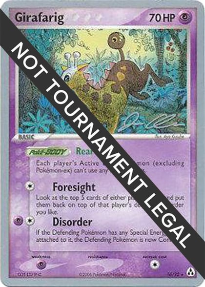 Girafarig - 2006 (Jason Klaczynski), World Championship Decks 16/92