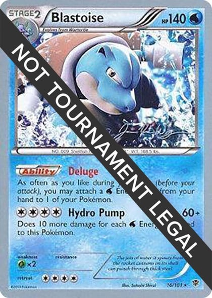 Blastoise - 2015 (Jacob Van Wagner), World Championship Decks 16/101