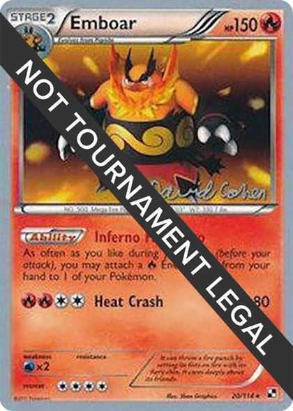 Emboar - 2011 (David Cohen), World Championship Decks 20/114