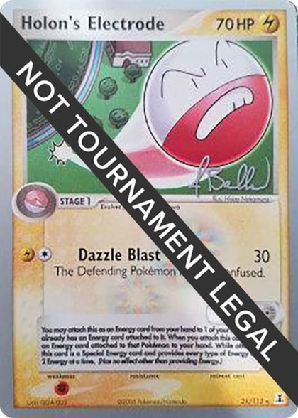 Holon's Electrode - 2006 (Jimmy Ballard), World Championship Decks 21/113