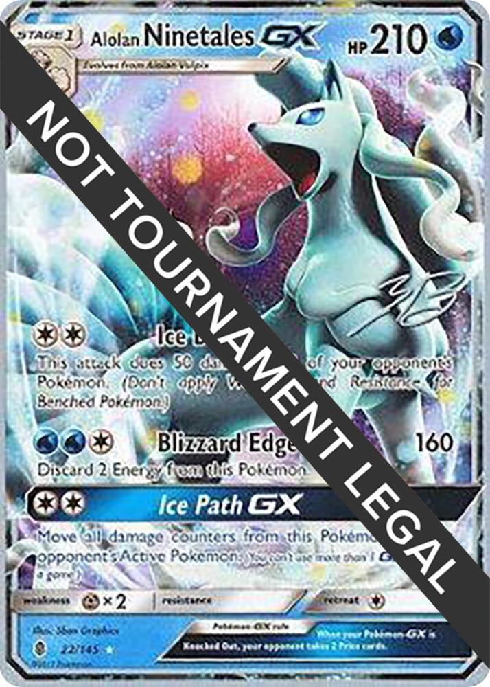 Alolan Ninetales GX - 2017 (Zachary Bokhari), World Championship Decks 22/145