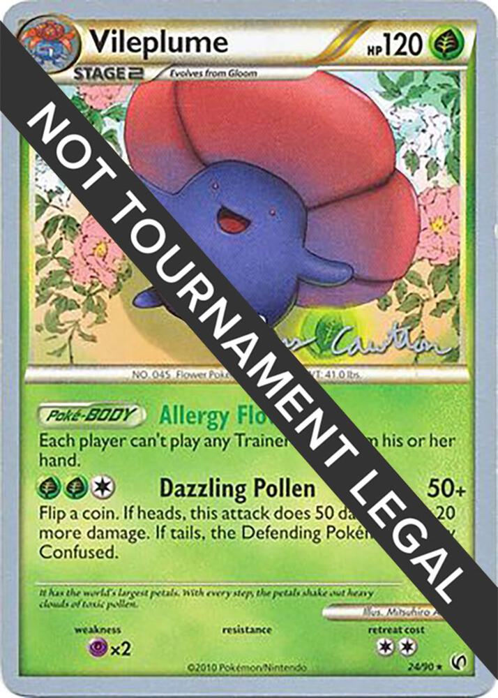 Vileplume - 2011 (Ross Cawthon), World Championship Decks 24/90