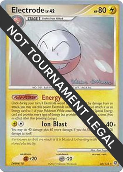 Electrode - 2008 (Tristan Robinson), World Championship Decks 26/132