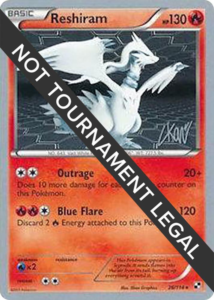 Reshiram - 2011 (Christopher Kan), World Championship Decks 26/114