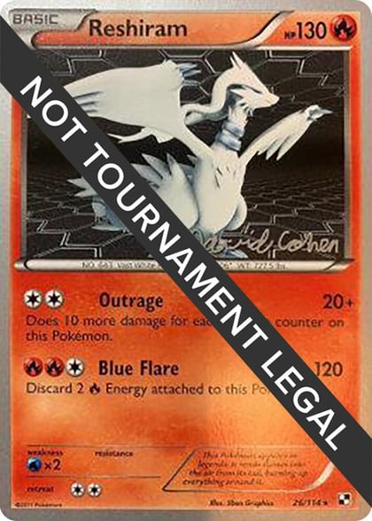 Reshiram - 2011 (David Cohen), World Championship Decks 26/114