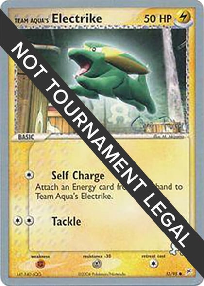 Team Aqua's Electrike - 2004 (Chris Fulop), World Championship Decks 27/95