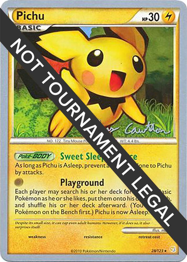 Pichu - 2011 (Ross Cawthon), World Championship Decks 28/123