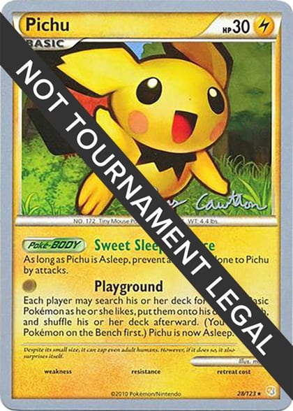 Pichu - 2011 (Ross Cawthon), World Championship Decks 28/123