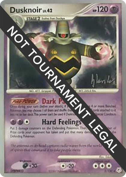 Dusknoir - 2008 (Dylan Lefavour), World Championship Decks 2/130