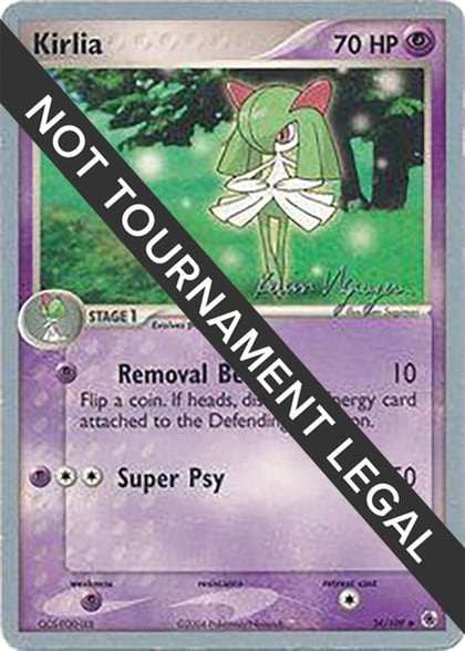 Kirlia - 2004 (Kevin Nguyen), World Championship Decks 34/109