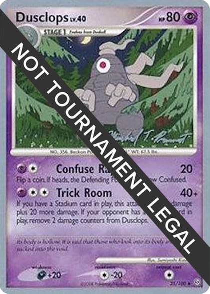 Dusclops - 2010 (Michael Pramawat), World Championship Decks 35/100