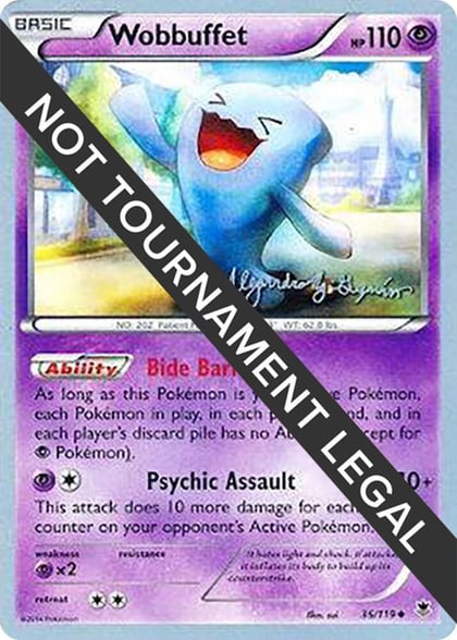 Wobbuffet - 2015 (Alejandro Ng-Guzman), World Championship Decks 36/119