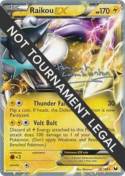 Raikou EX - 2013 (Clement Lamberton), World Championship Decks 38/108