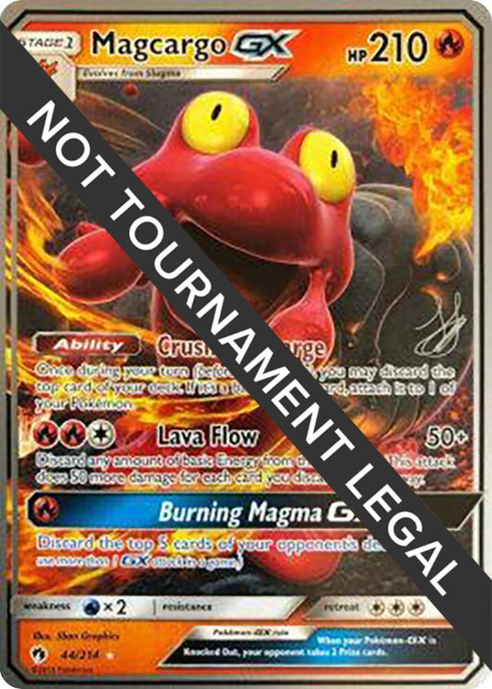 Magcargo GX - 2019 (Henry Brand), World Championship Decks 44/214