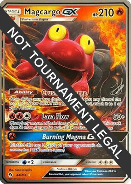 Magcargo GX - 2019 (Henry Brand), World Championship Decks 44/214