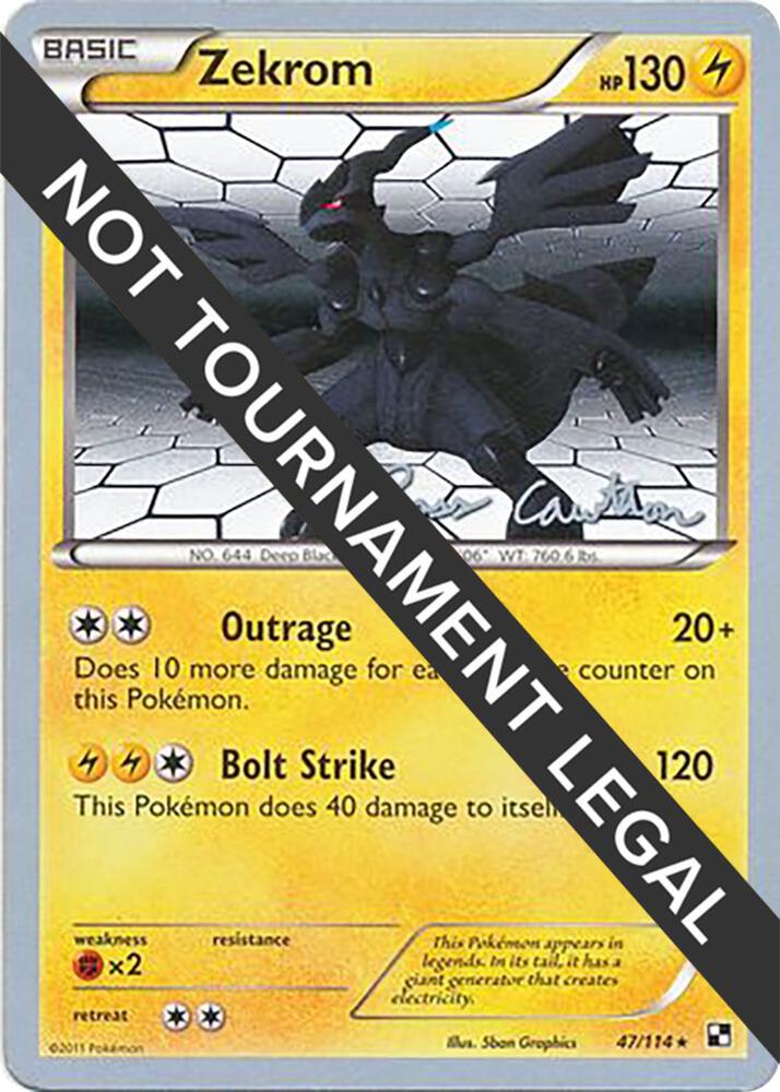 Zekrom - 2011 (Ross Cawthon), World Championship Decks 47/114