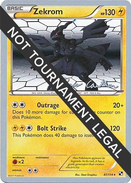 Zekrom - 2011 (Ross Cawthon), World Championship Decks 47/114
