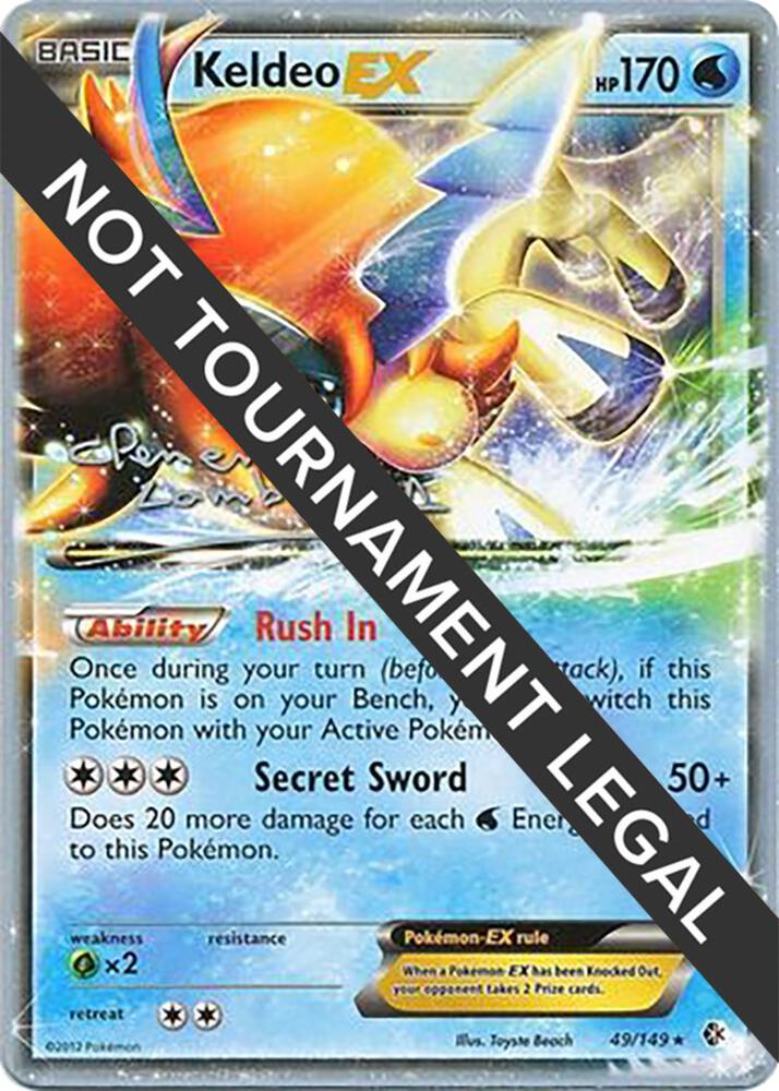 Keldeo EX - 2013 (Clement Lamberton), World Championship Decks 49/149