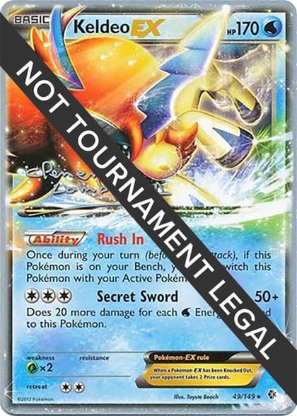 Keldeo EX - 2013 (Clement Lamberton), World Championship Decks 49/149