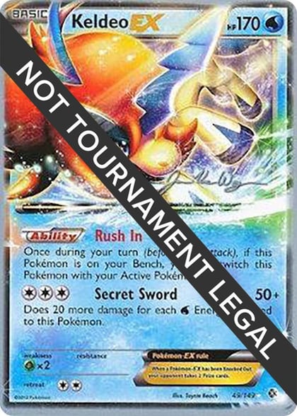 Keldeo EX - 2015 (Jacob Van Wagner), World Championship Decks 49/149